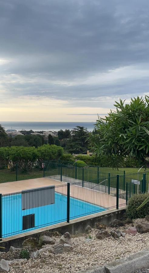 Appartement 2 Pieces En Rez De Jardin Avec Parking Et Piscine Villeneuve-Loubet Kültér fotó